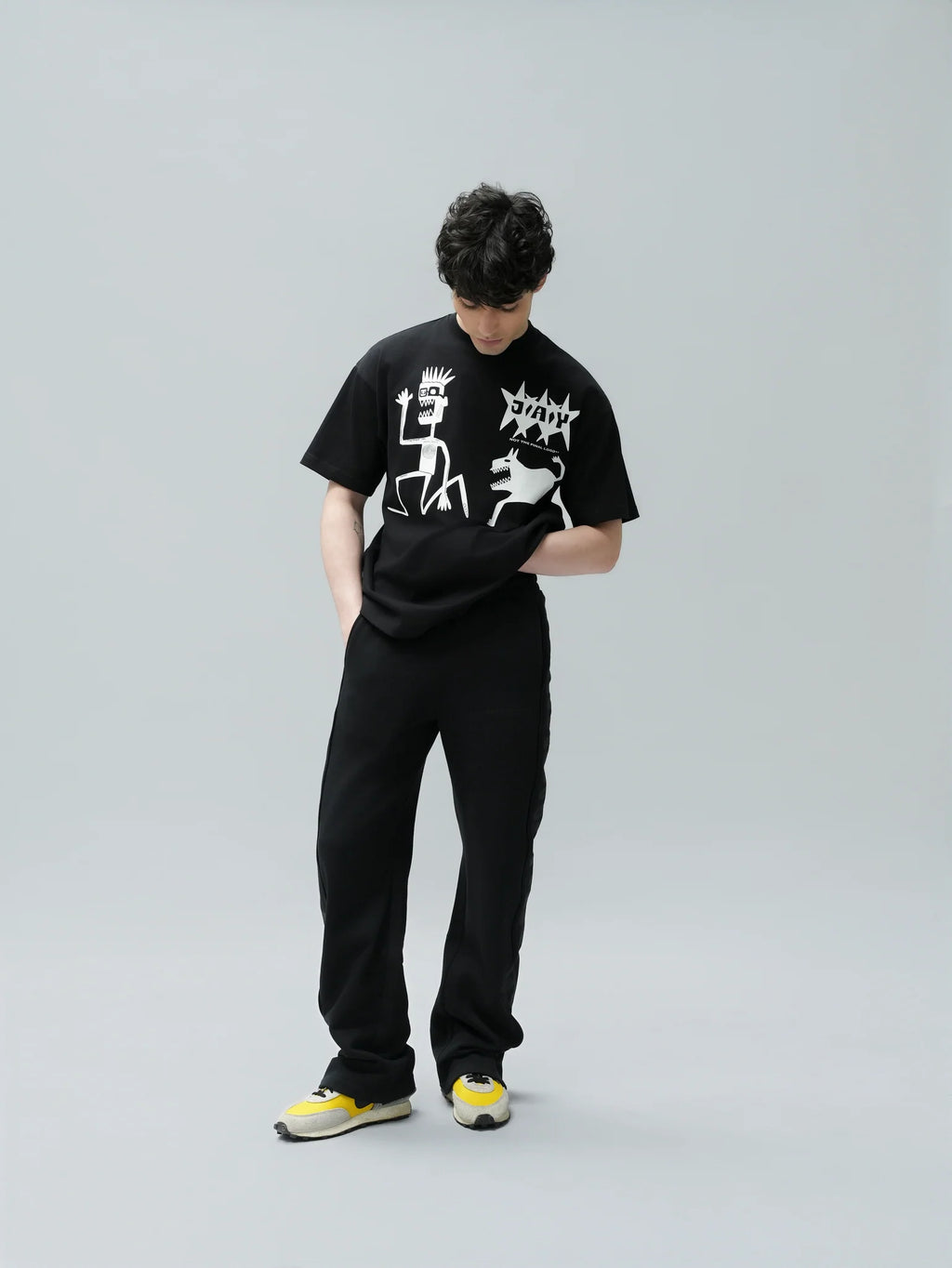 Tribal shirt in black