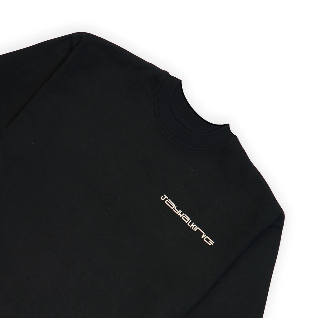 Jaywalking snake black